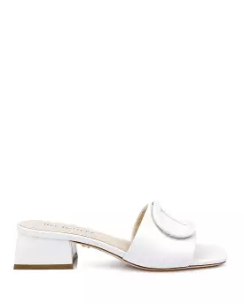 Dizzy Mule Ivory Leather - Buy Now