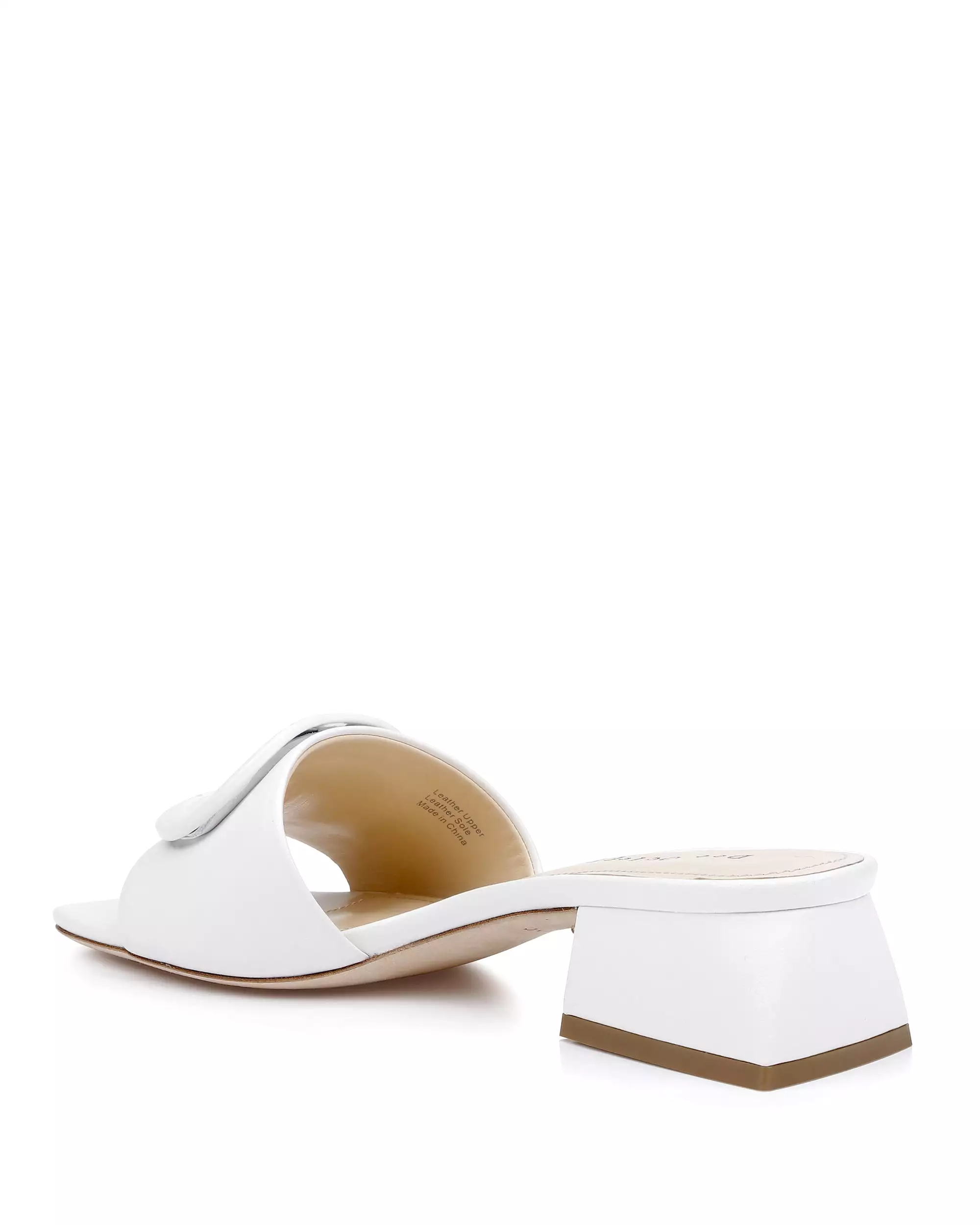 Dizzy Mule Ivory Leather - Buy Now