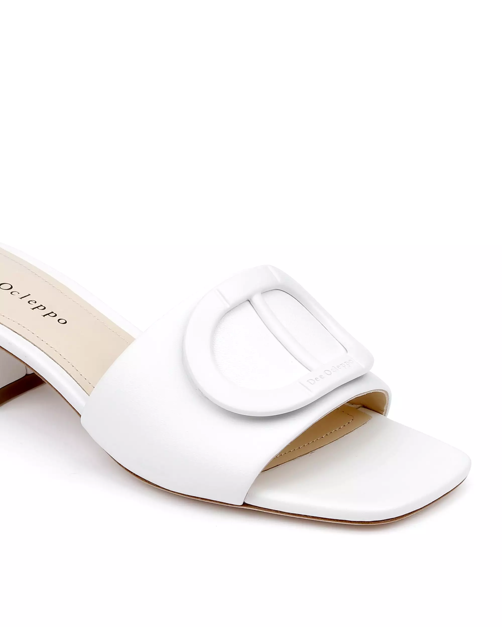 Dizzy Mule Ivory Leather - Buy Now