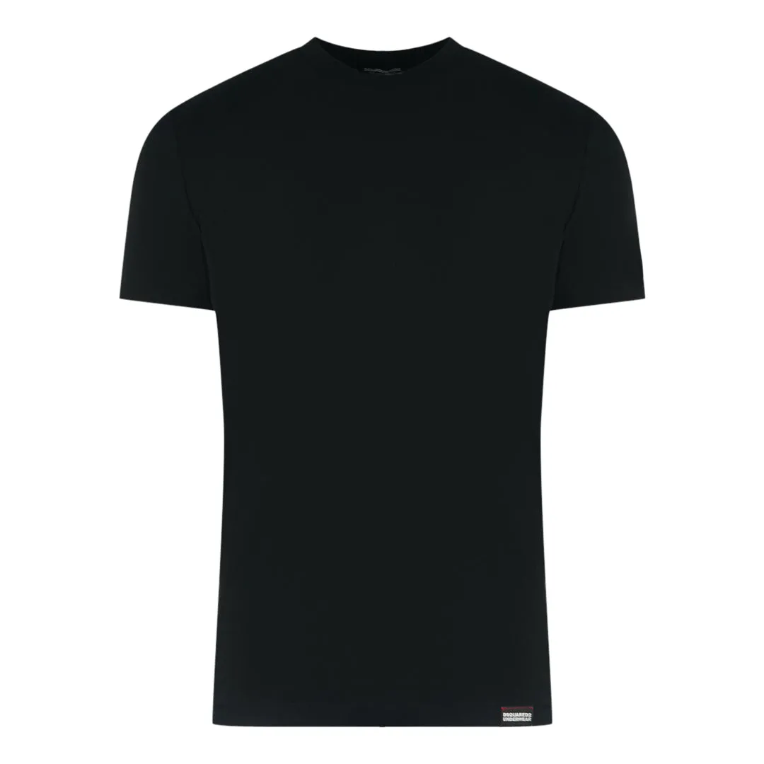 Dsquared2 Icon Back Logo Black Underwear Shirt