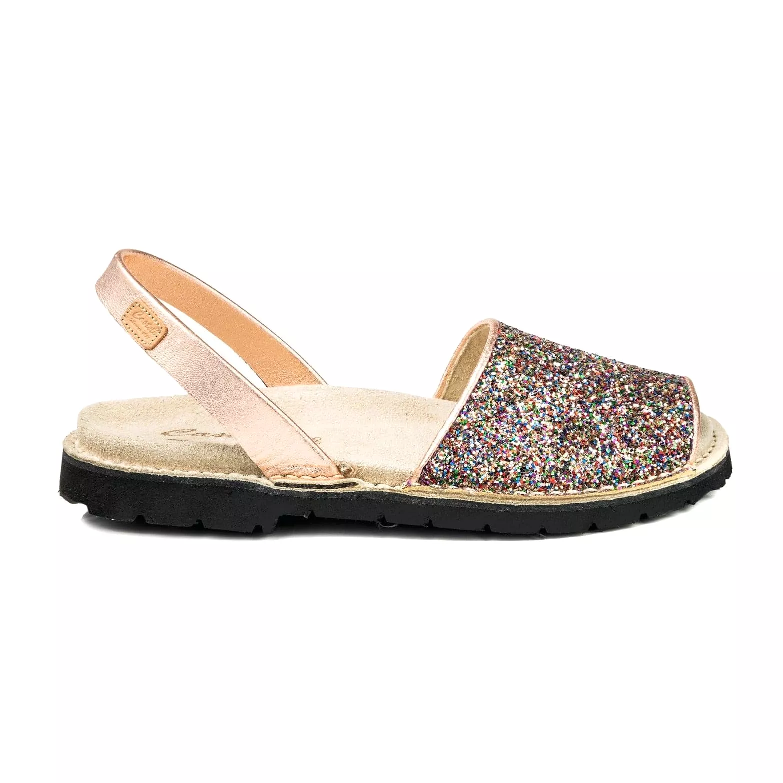 Ergonomic Women's Glitter Sandal - Menorcan Style: Product Code 343 1059R