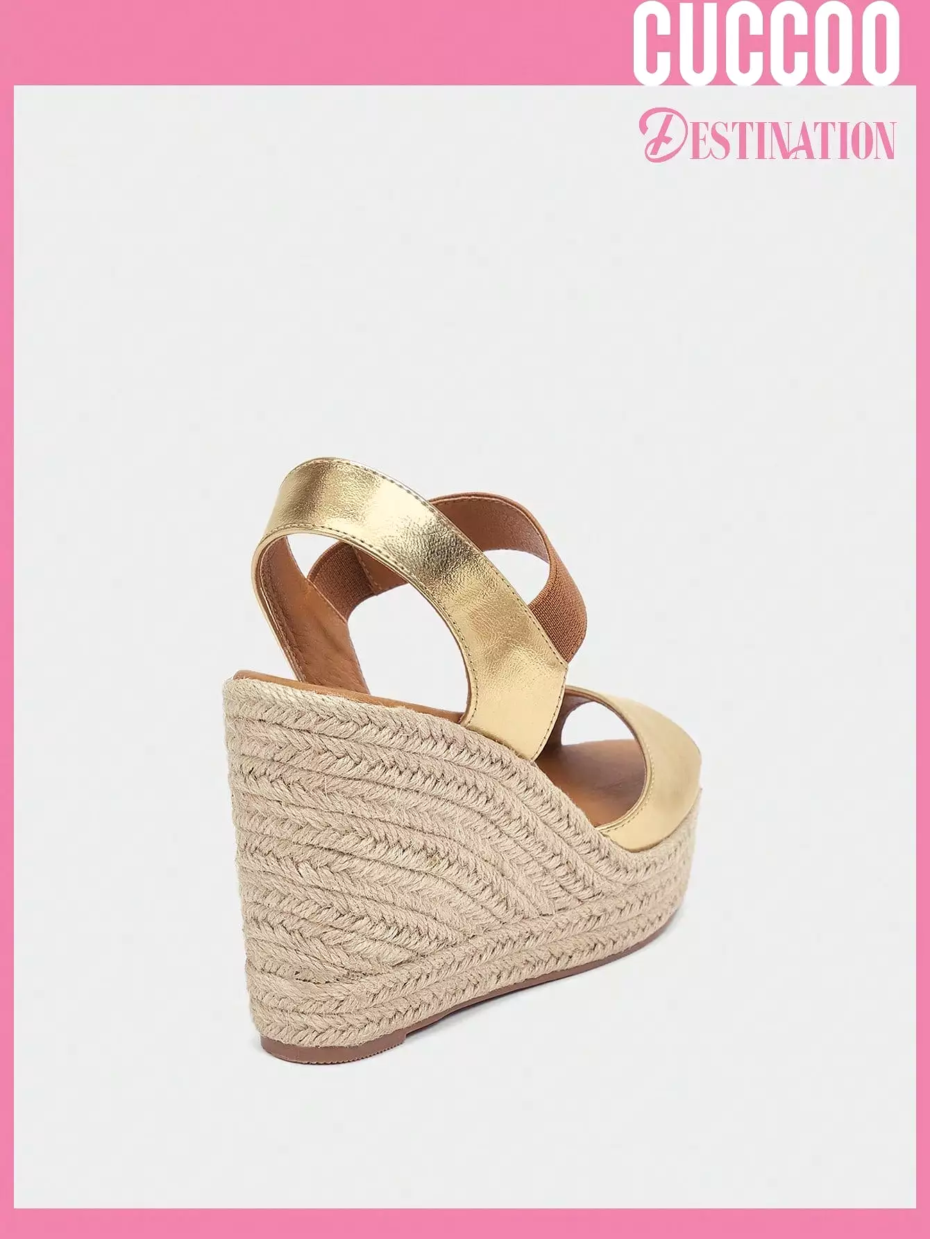 Fashionable Espadrille Wedge Sandals for Women, Spring and Summer