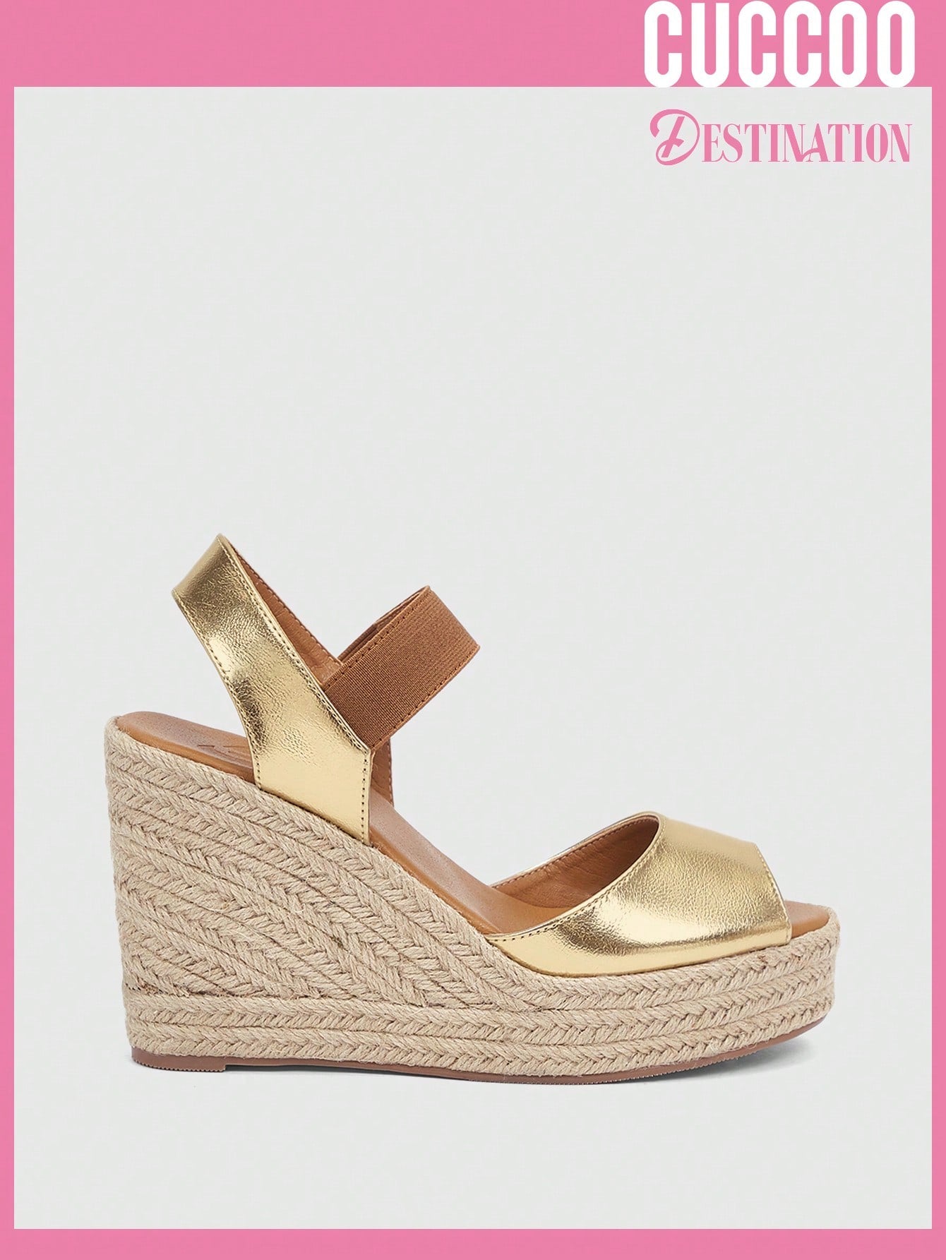 Fashionable Espadrille Wedge Sandals for Women's Spring and Summer Footwear