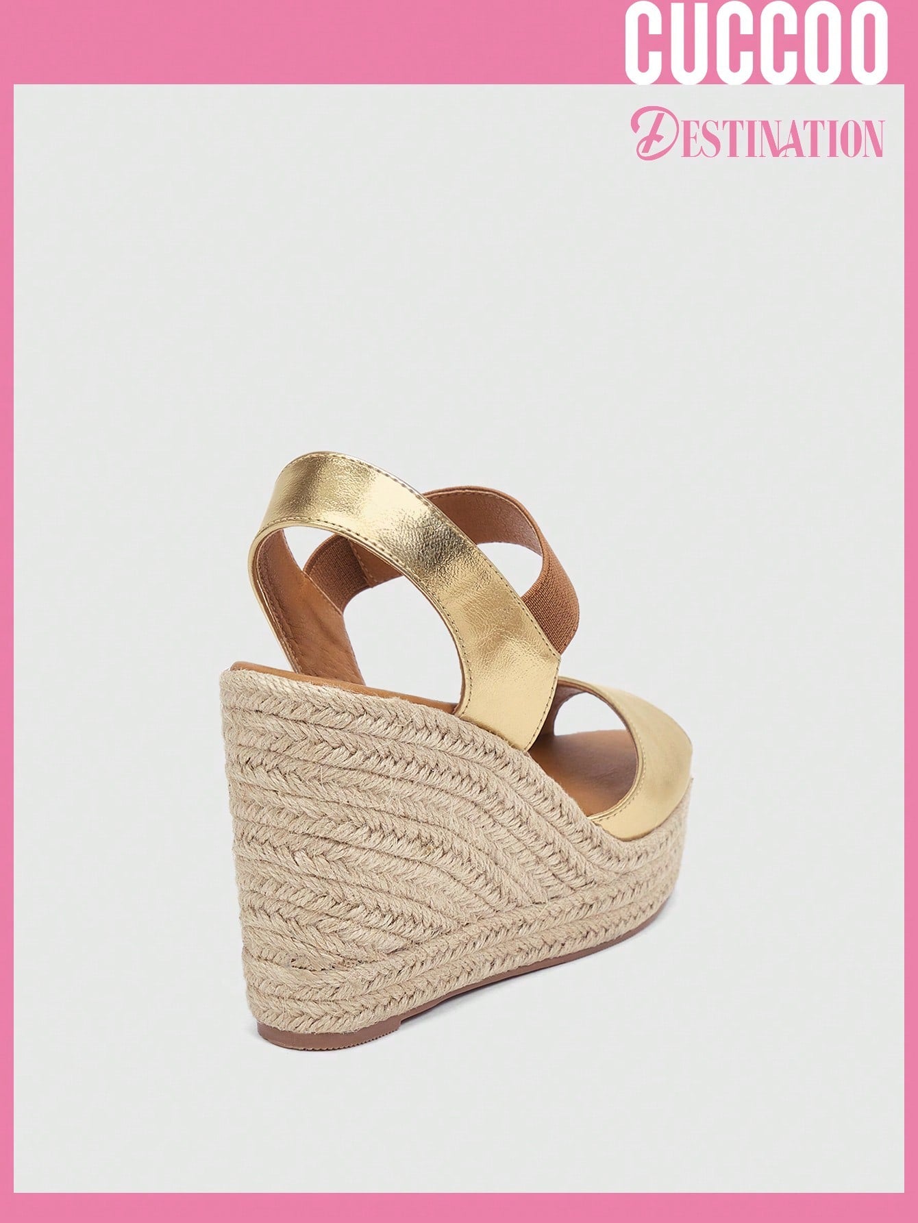 Fashionable Espadrille Wedge Sandals for Women's Spring and Summer Footwear