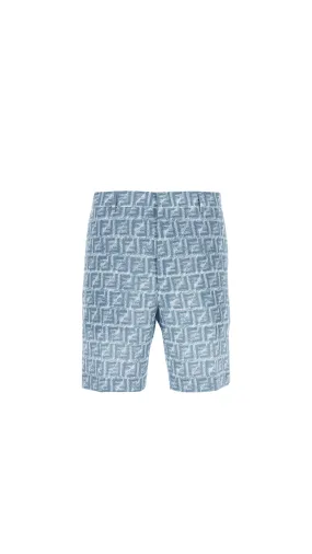 FF Linen Bermudas - Blue