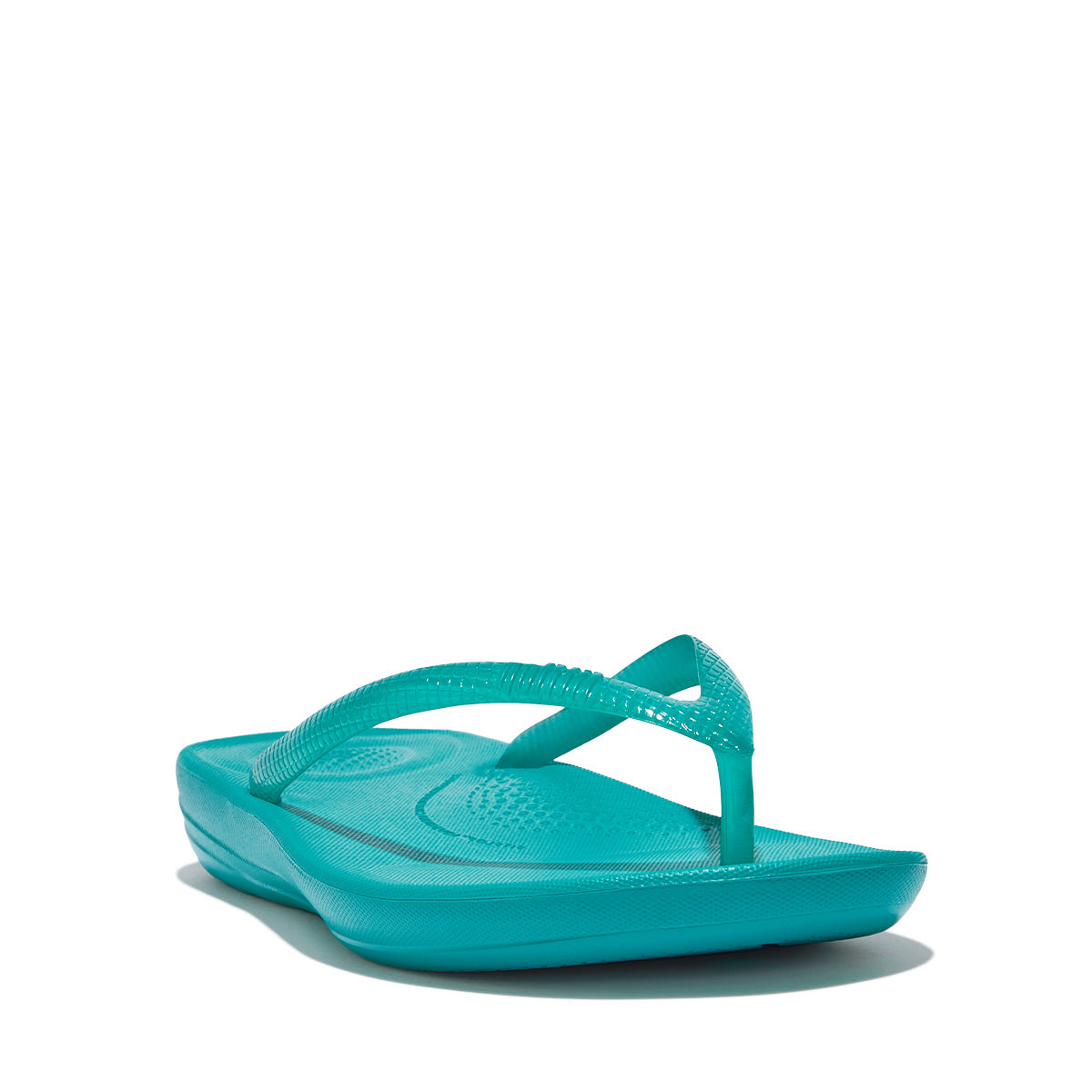 Fit-Flop Iqushion Transparent Flip-Flops - Tahiti Blue