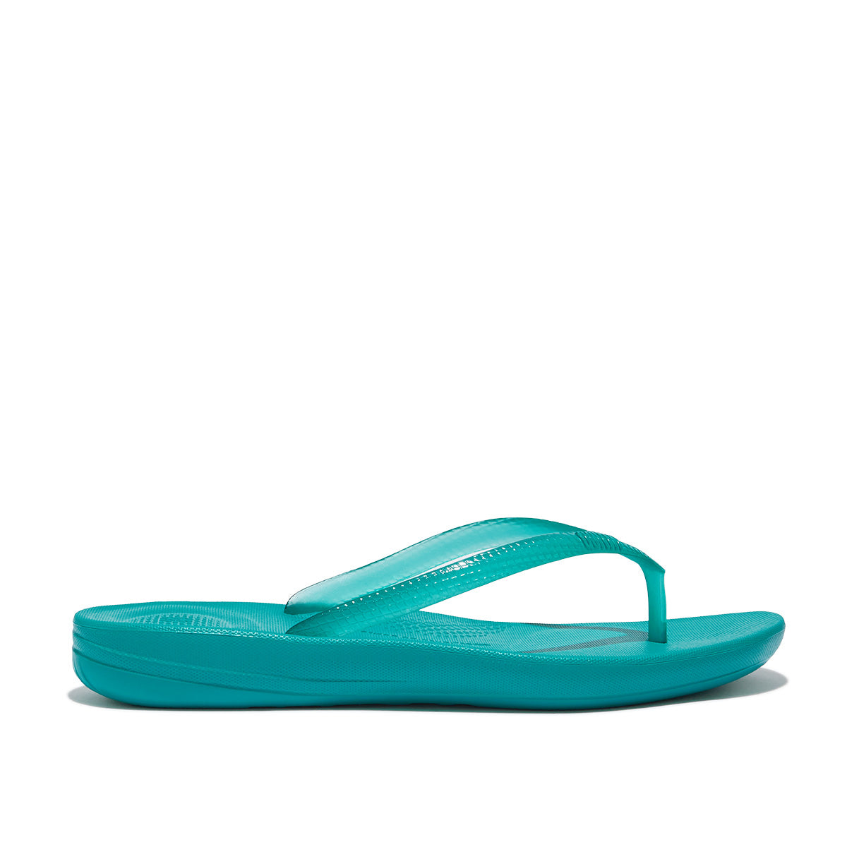 Fit-Flop Iqushion Transparent Flip-Flops - Tahiti Blue