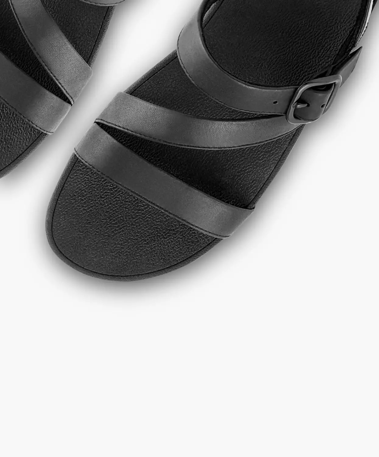 FitFlop Black Back-Strap Sandals - The Skinny II