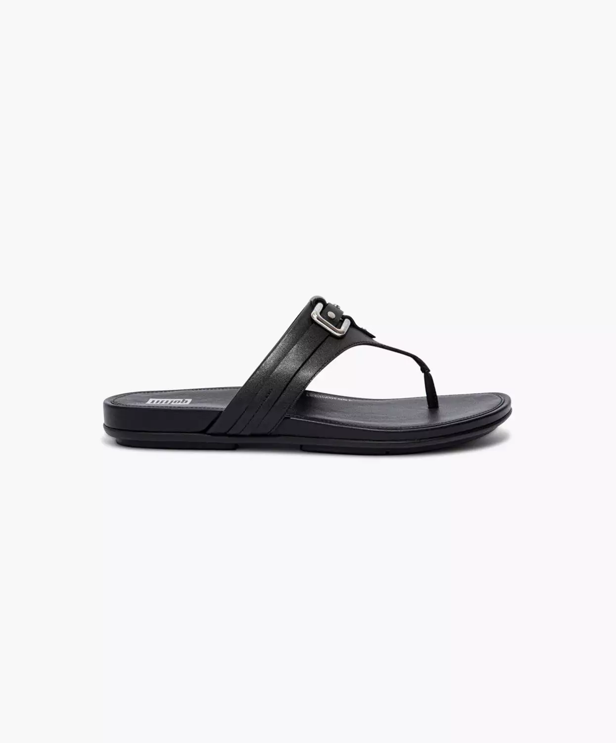 FitFlop Black Leather Sandals