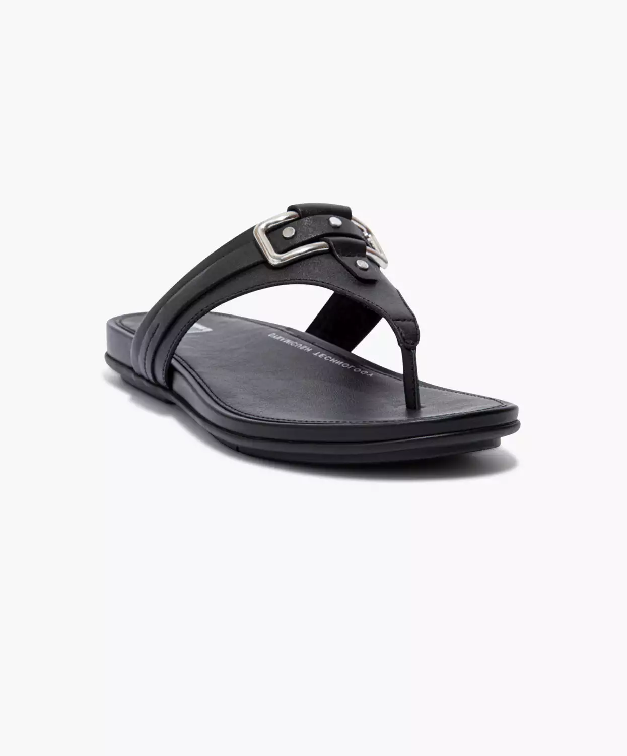 FitFlop Black Leather Sandals