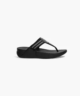 FitFlop Black Toe Post Sandals