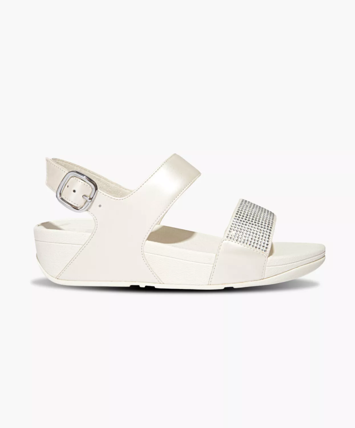 FitFlop Crystal Back-Strap Sandals Cream