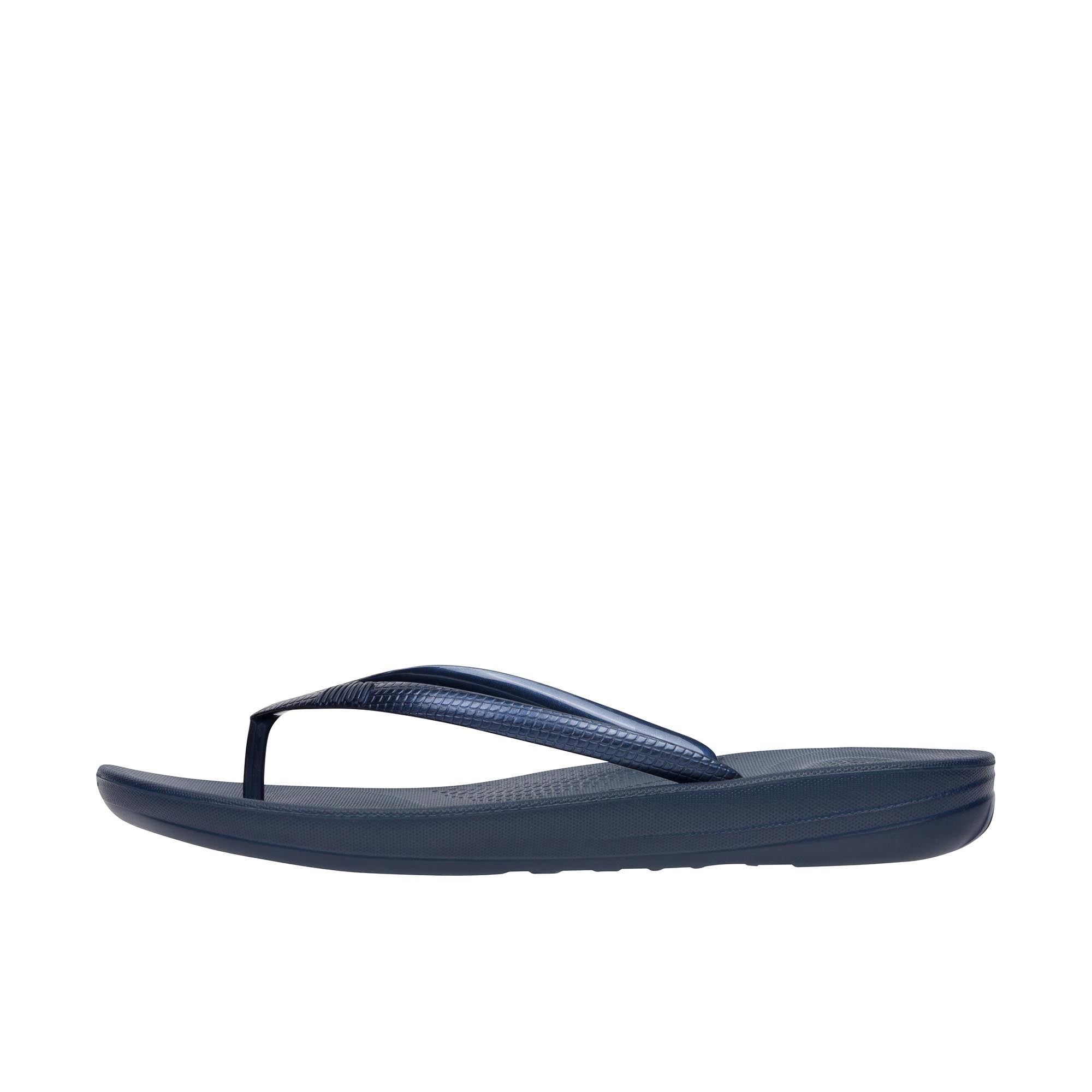 FitFlop Iqushion Flip-Flops Navy.