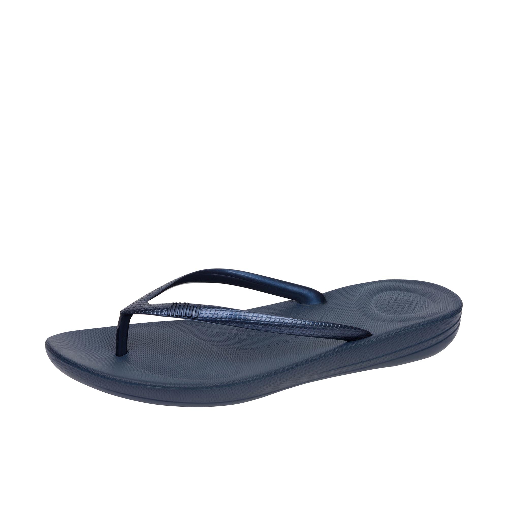 FitFlop Iqushion Flip-Flops Navy.