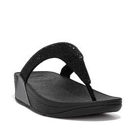 FitFlop Lulu Crystal Toe Post Sandals