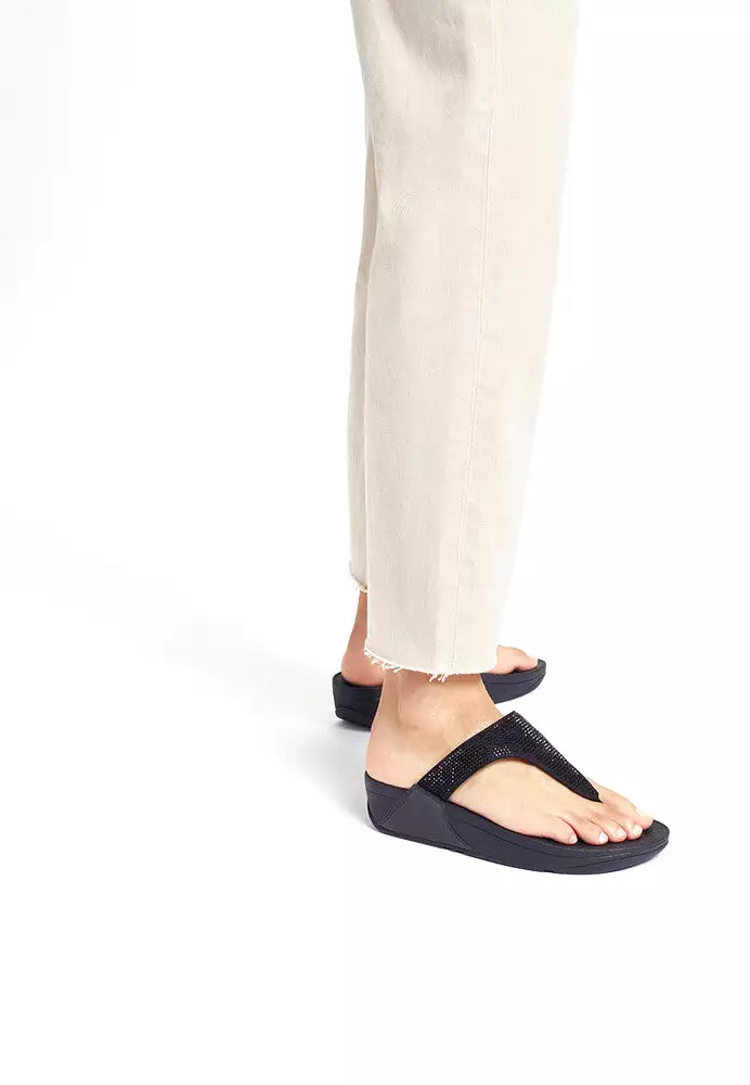 FitFlop Lulu Crystal Toe Post Sandals