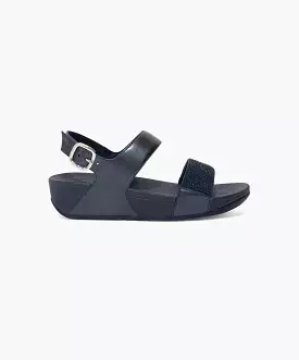 FitFlop Navy Crystal Back-Strap Sandals