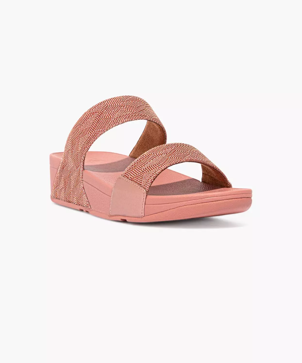 FitFlop Pink Lulu Glitz Slides