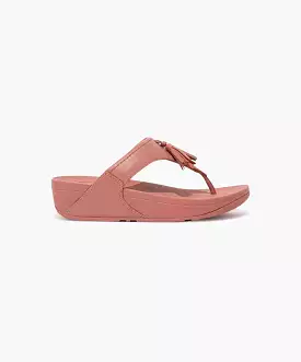 FitFlop Pink Sandals - Lulu Tassel Toe Post Sandals.