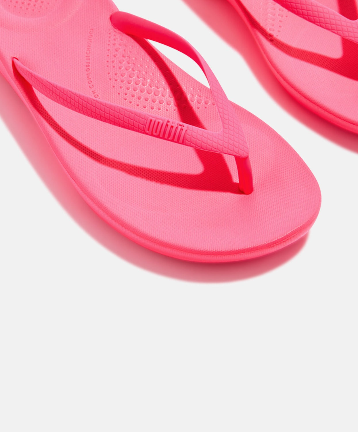 FitFlop Pop Pink Flip-Flops, Ergonomic IQushion Design