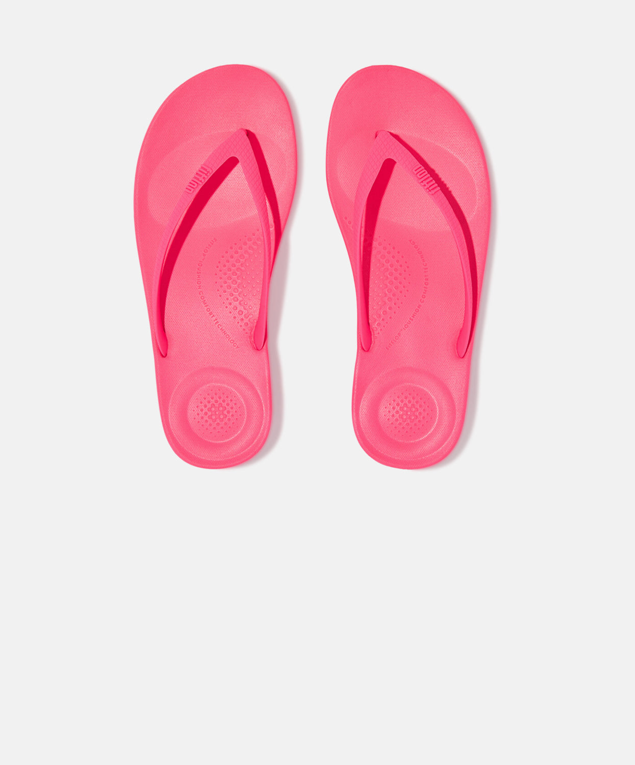 FitFlop Pop Pink Flip-Flops, Ergonomic IQushion Design