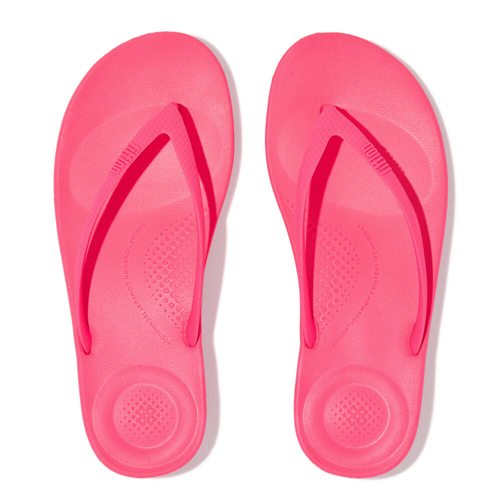 FitFlop Pop Pink Flip-Flops, Ergonomic IQushion Design