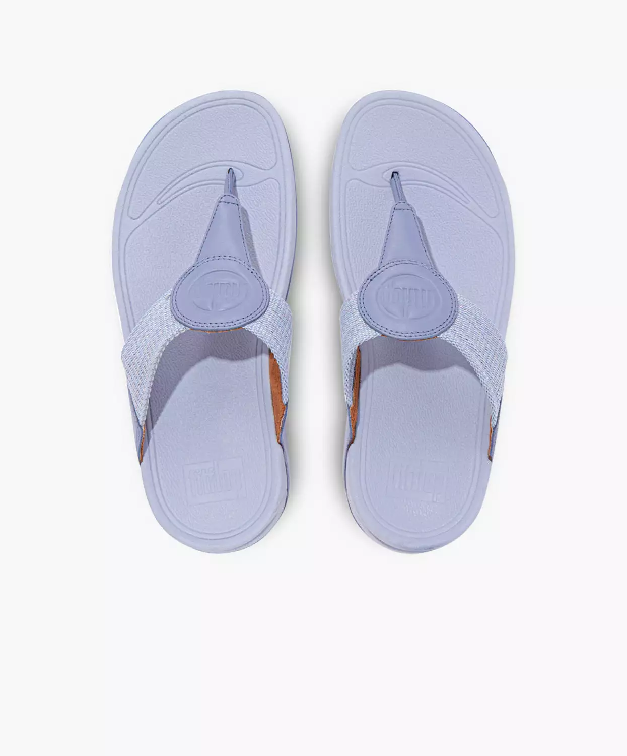 FitFlop Purple Fine Stripe Toe Post Sandals (Google SEO)