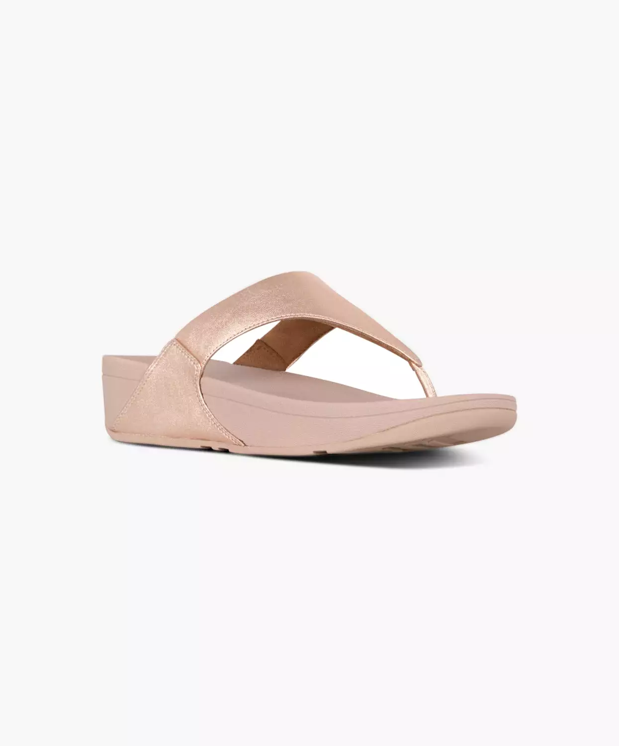 FitFlop Rose Gold Toe-Post Sandals