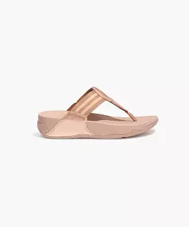 FitFlop Rose Gold Toe-Post Sandals