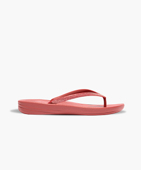 FitFlop Sparkle Red Thongs.