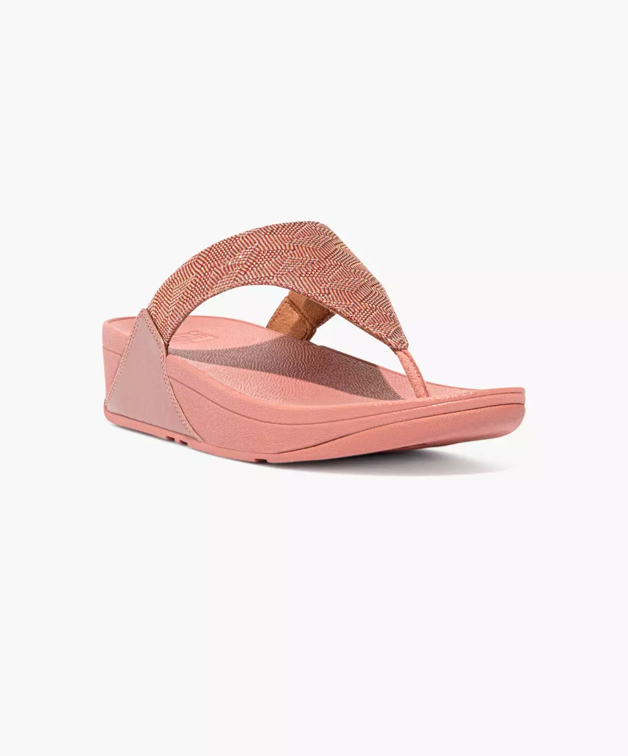 FitFlop Warm Rose Sandals - Lulu Glitz Toe-Post