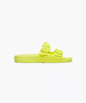 FitFlop Yellow Buckle Slides