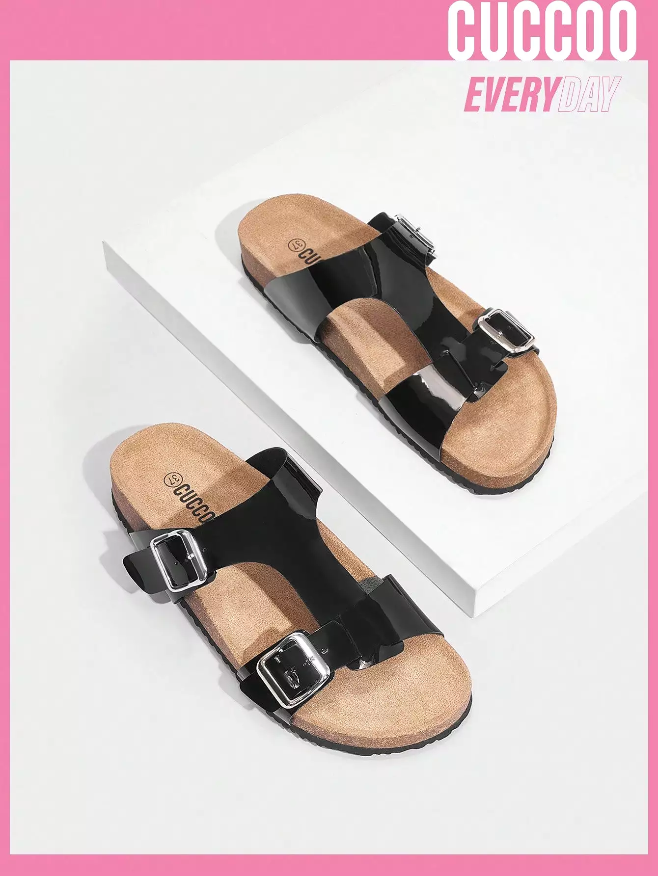 Flat Black Sandals for Women - Perfect for Spring and Summer