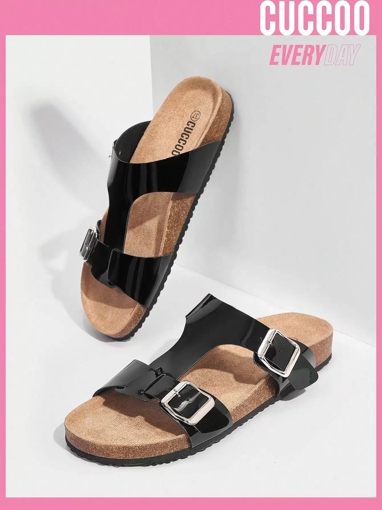 Flat Black Sandals for Women - Perfect for Spring and Summer