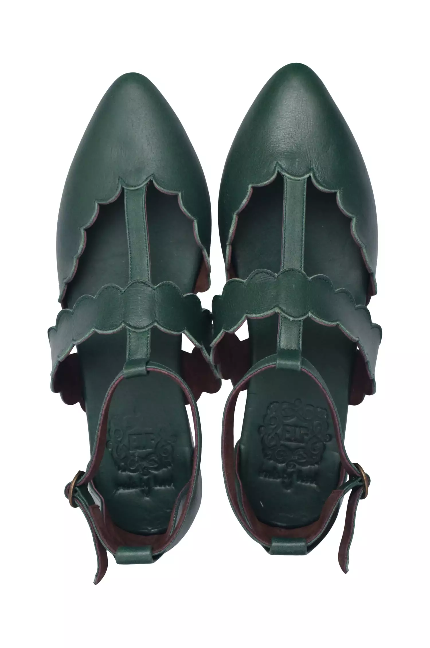 Gardenia Leather Pointy Flats