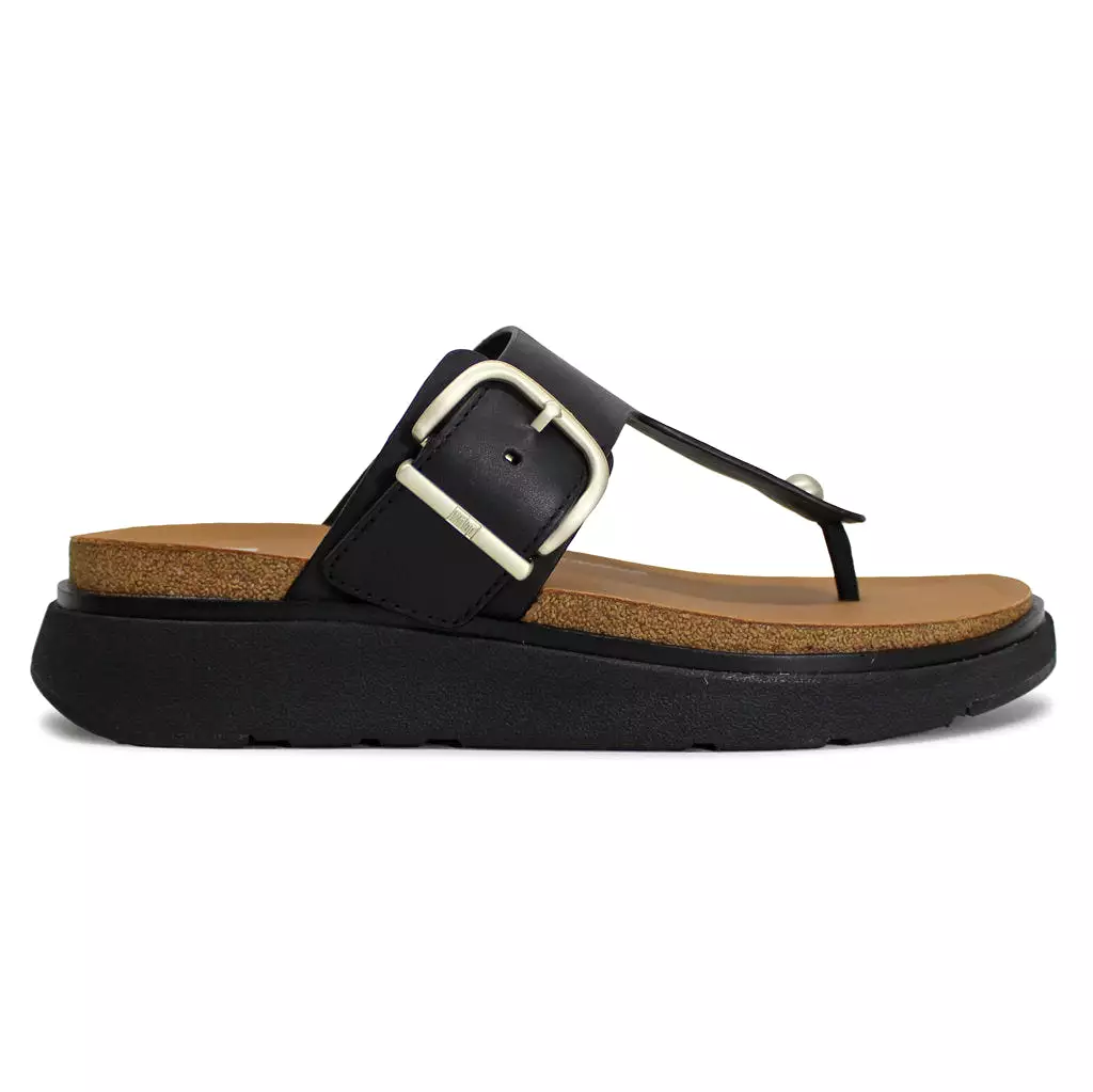 Gen FF Leather Buckle Toe Post Women's Sandals