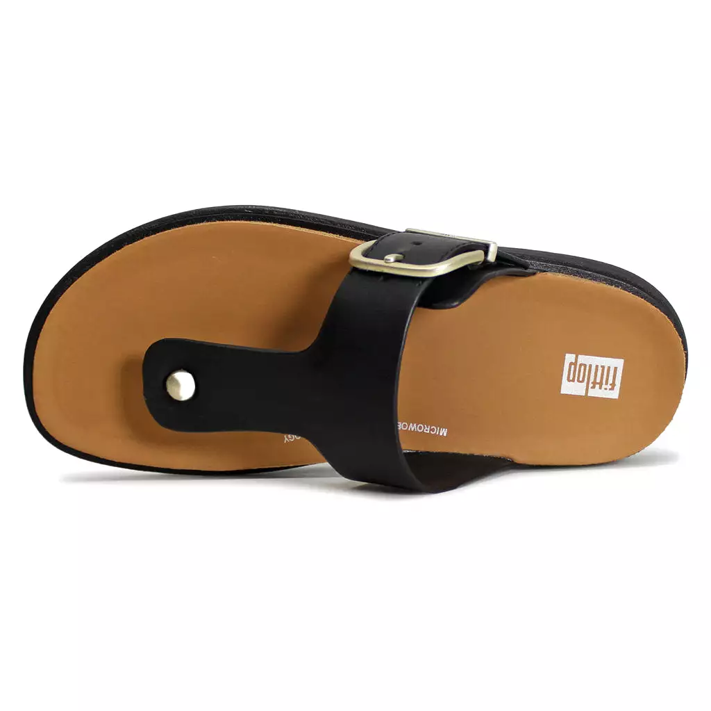 Gen FF Leather Buckle Toe Post Women's Sandals