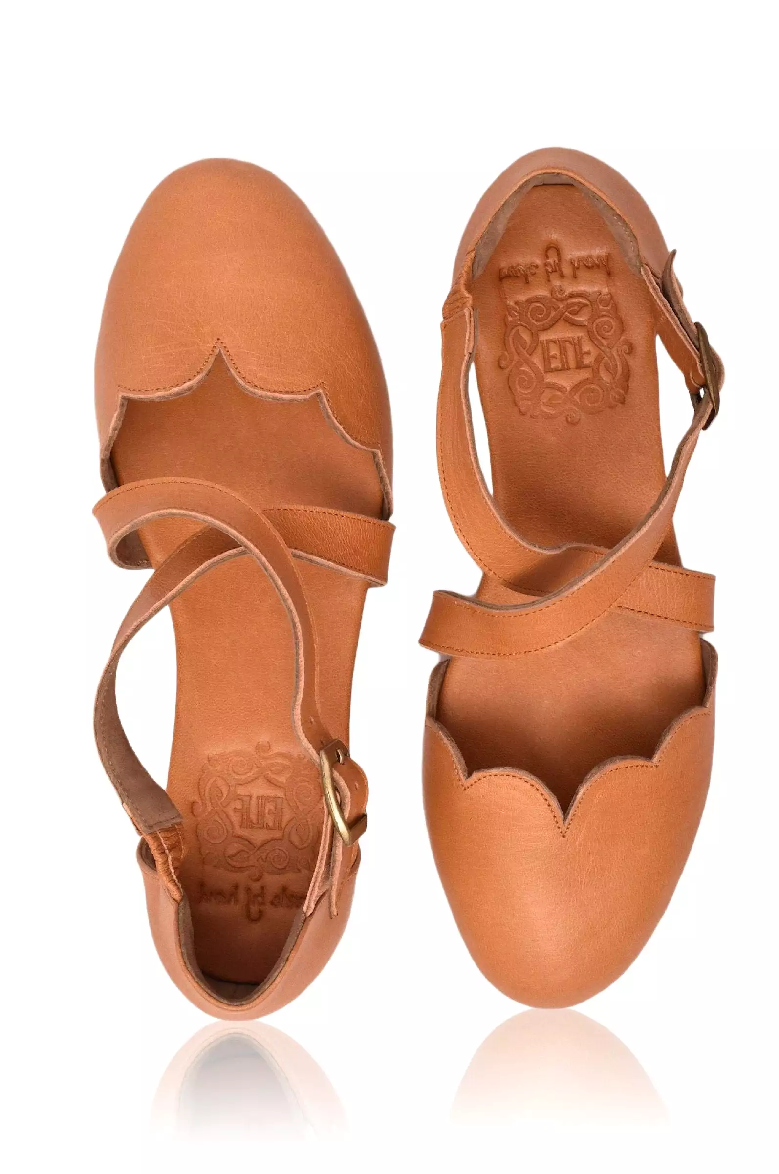 Genuine Mangrove Leather Flats