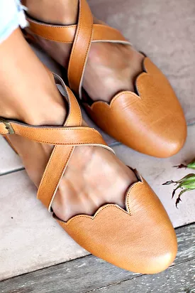 Genuine Mangrove Leather Flats