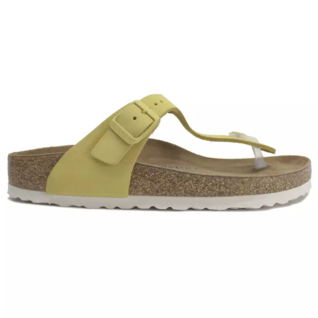 Gizeh Nubuck Leather Unisex Toe Post Sandals