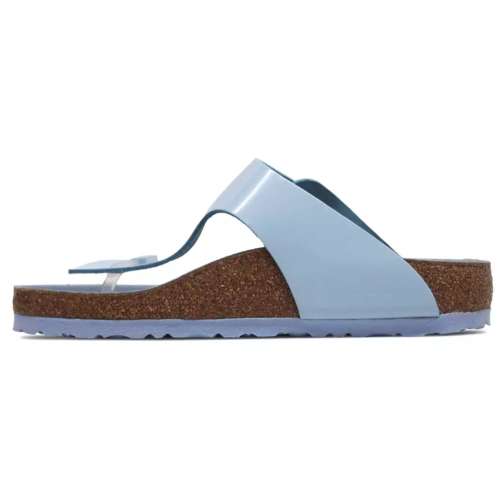 Gizeh Sandals - Natural Leather Unisex Toe Post Sandals | Big Buckle