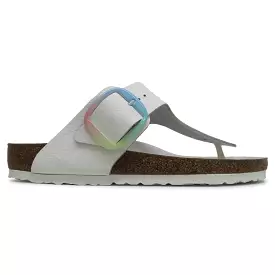 Gizeh Sandals - Natural Leather Unisex Toe Post Sandals | Big Buckle