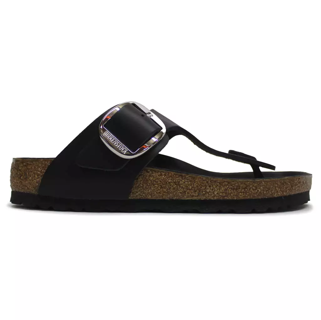 Gizeh Sandals - Natural Leather Unisex Toe Post Sandals | Big Buckle