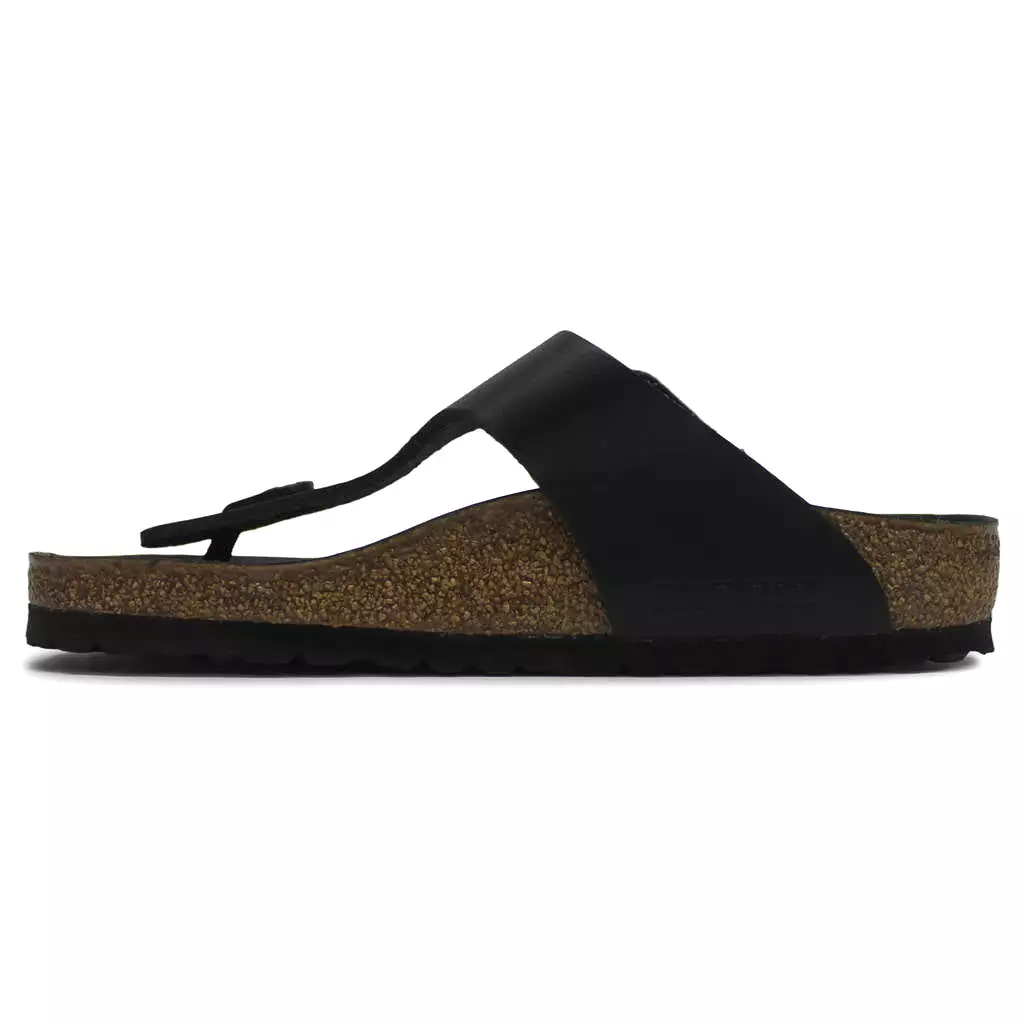 Gizeh Sandals - Natural Leather Unisex Toe Post Sandals | Big Buckle