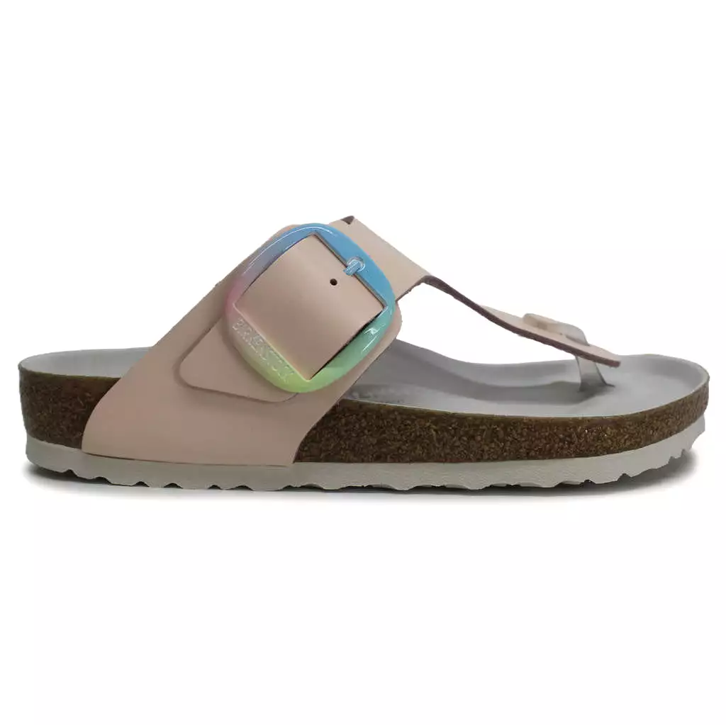 Gizeh Sandals - Natural Leather Unisex Toe Post Sandals | Big Buckle