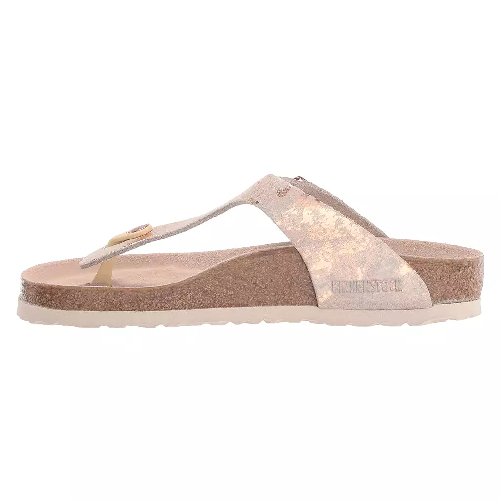 Gizeh Unisex Suede Toe Post Sandals - BS Suede Sandals.