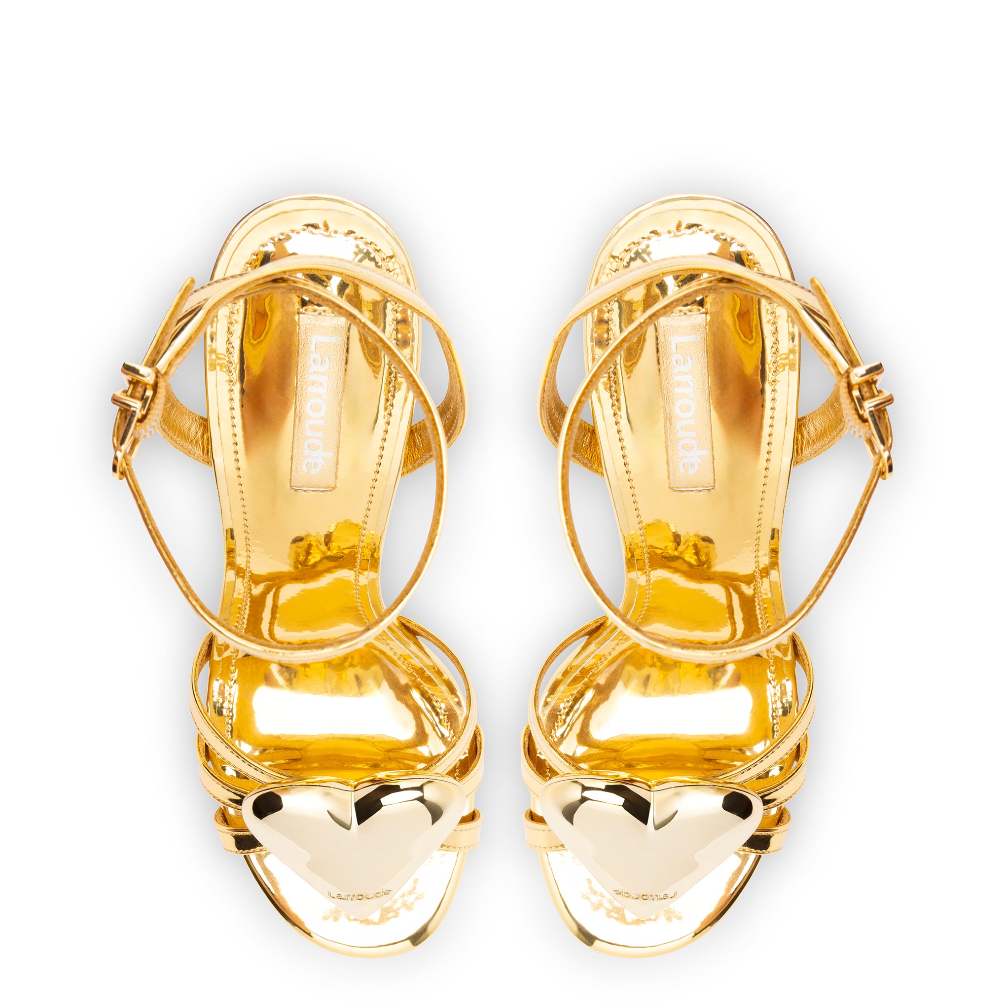 Gold Specchio Amore Sandal