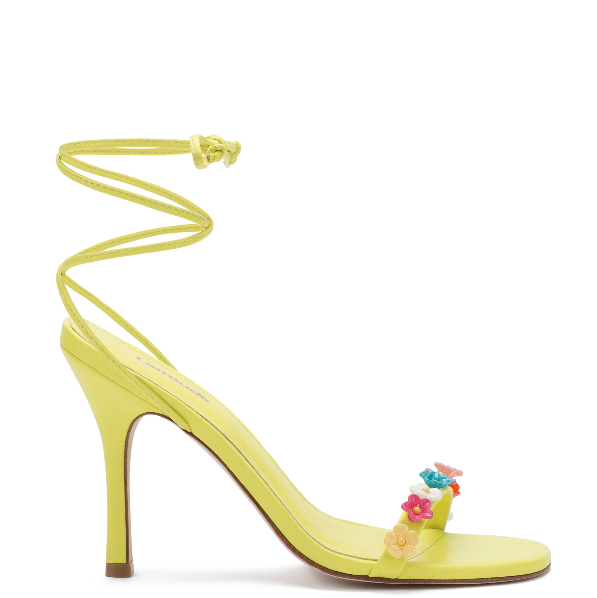 Goldie Lemon Leather Sandal