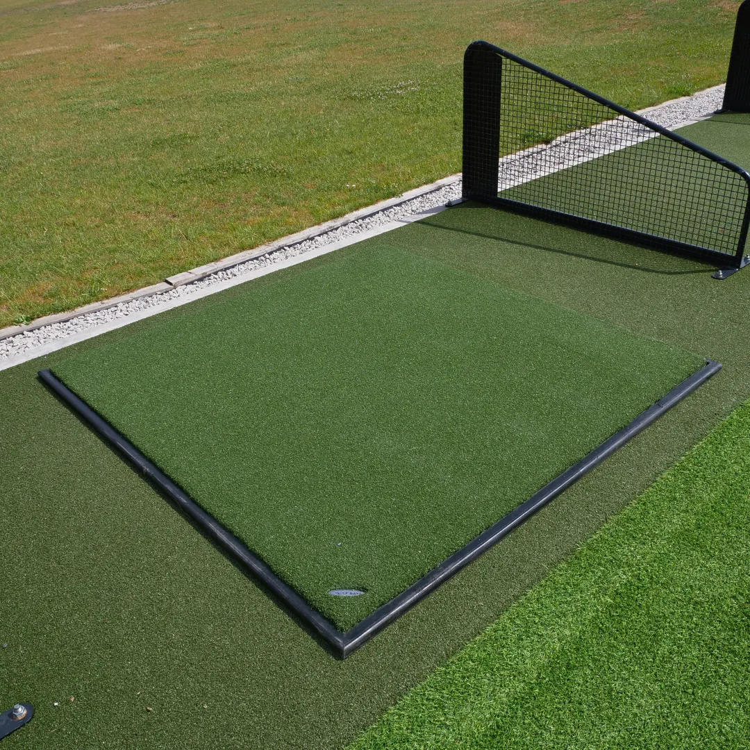 Golfbays Winter Insert Tee Hitting Mat - 1.5 x 1.5m, ideal for indoor golf practice.