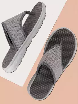 Gray Slip-On Flip-Flops for Men